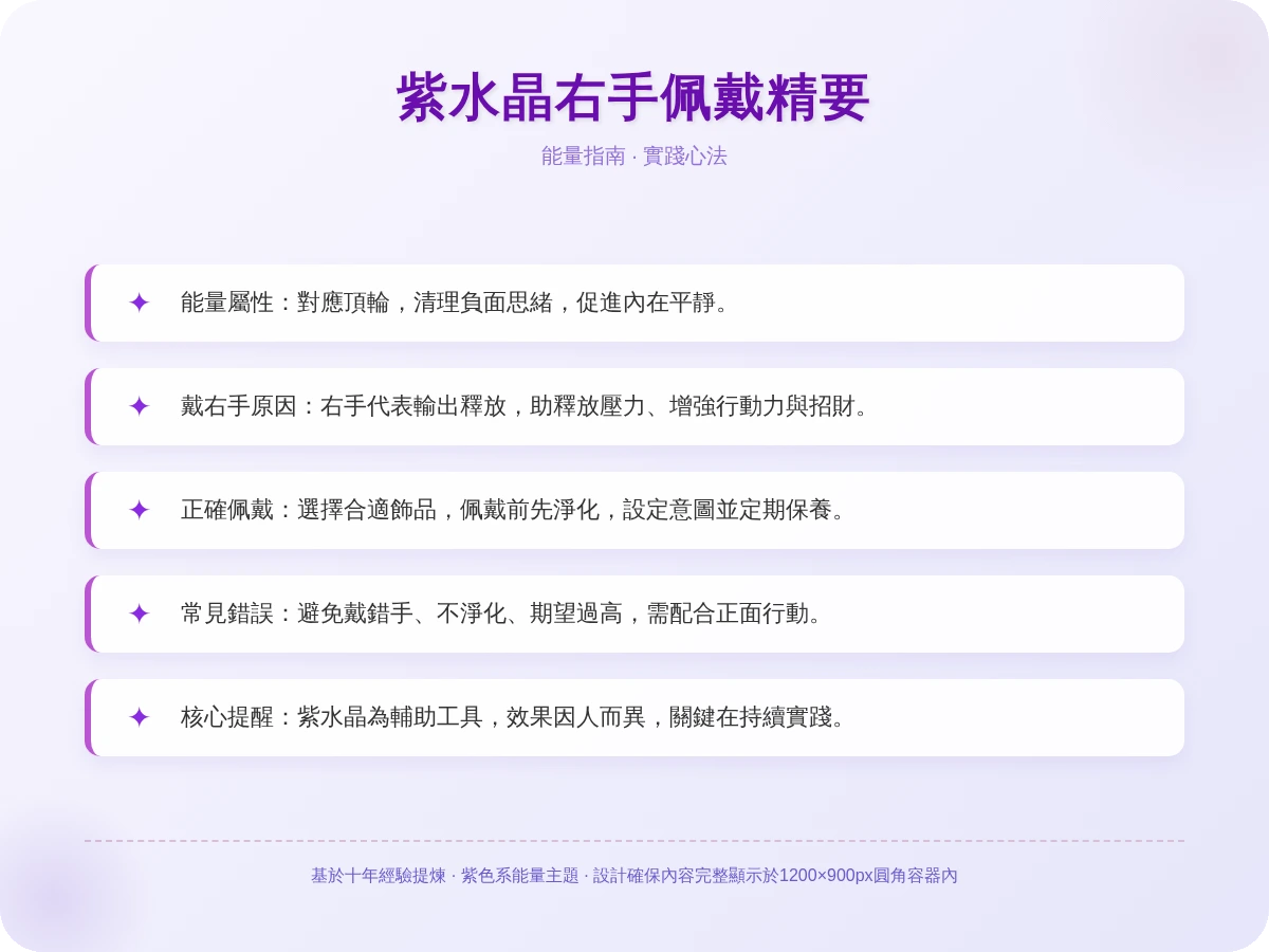 紫水晶戴右手 紫水晶戴右手