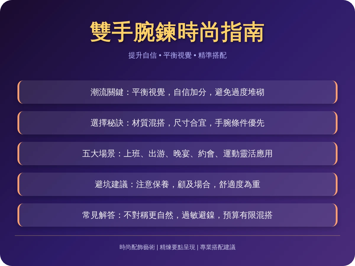 兩隻手都戴手鍊 兩隻手都戴手鍊