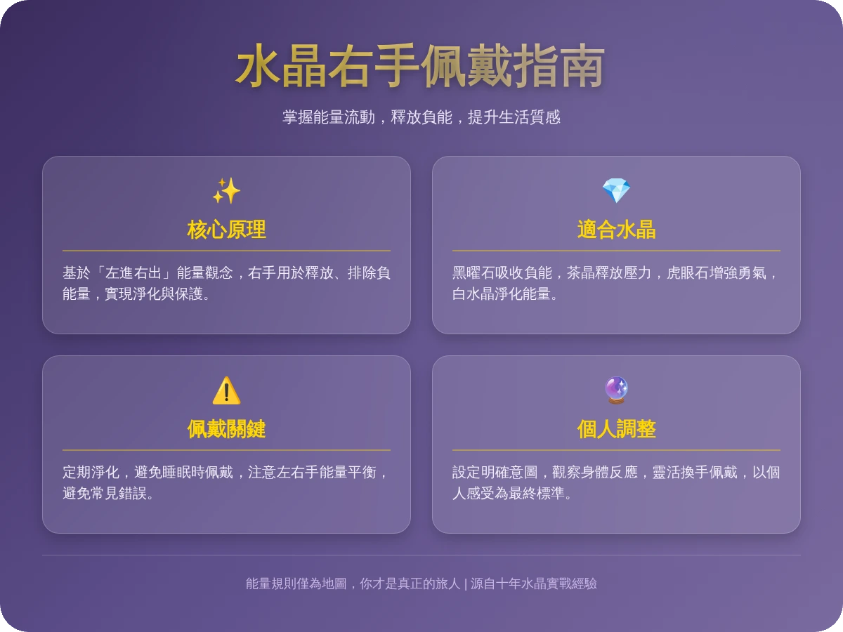 戴右手的水晶 戴右手的水晶