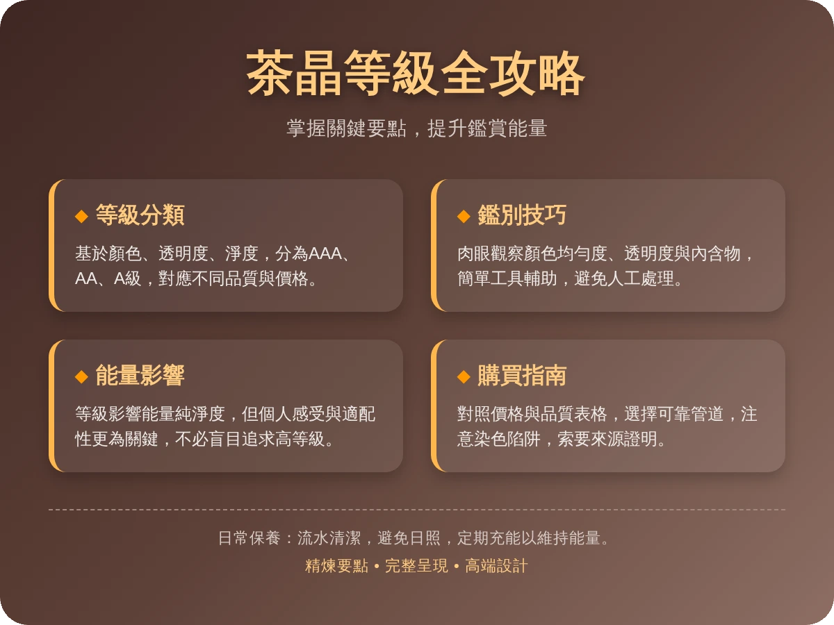茶晶等級 茶晶等級