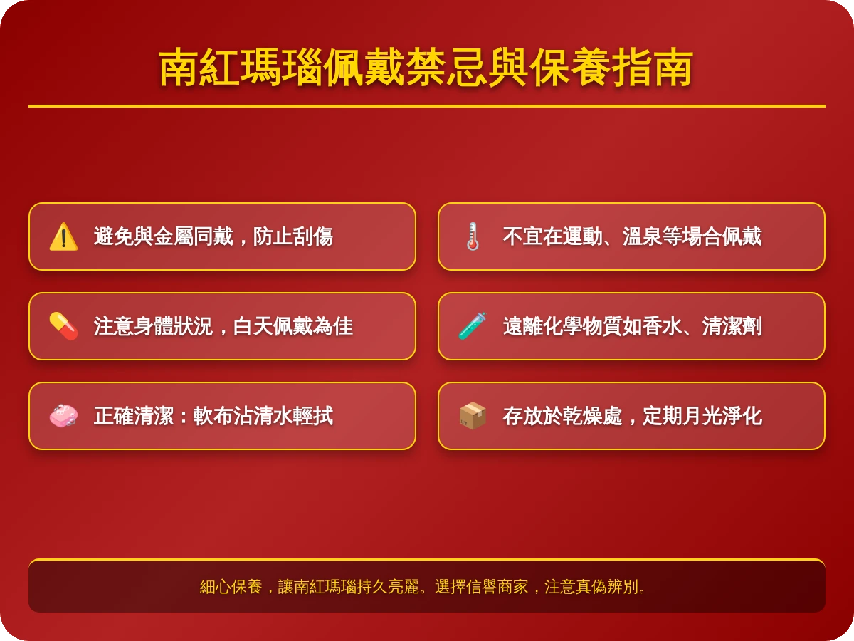 南紅瑪瑙禁忌