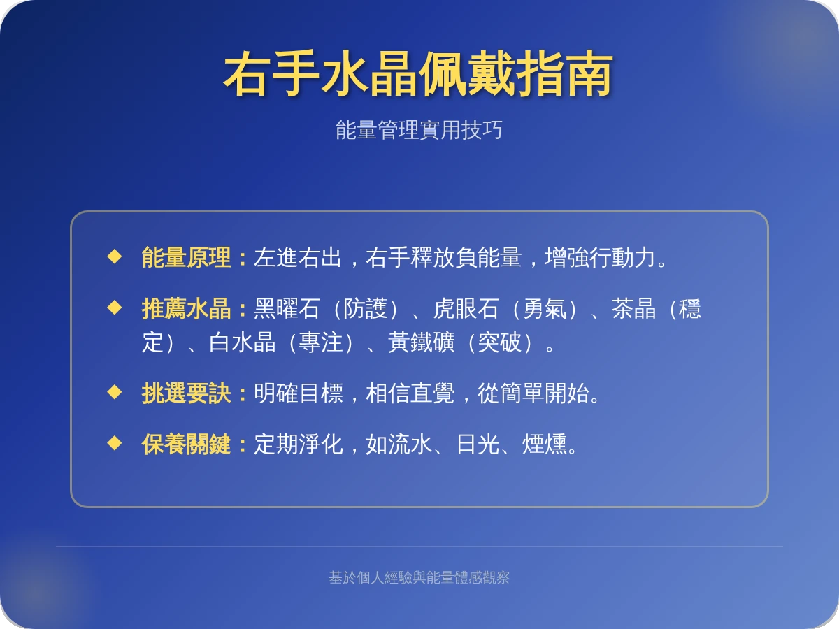 適合戴右手的水晶 適合戴右手的水晶