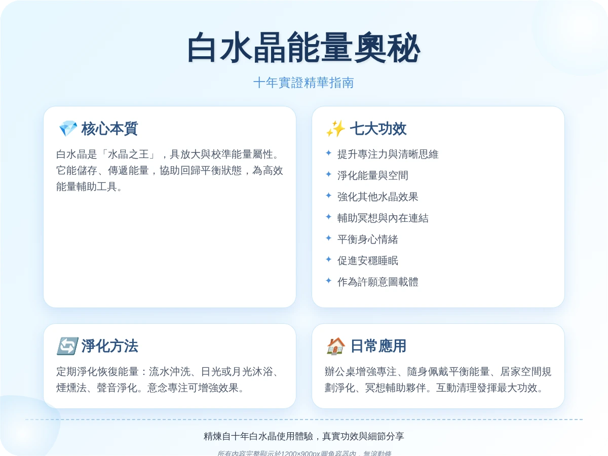 白水晶屬性 白水晶屬性