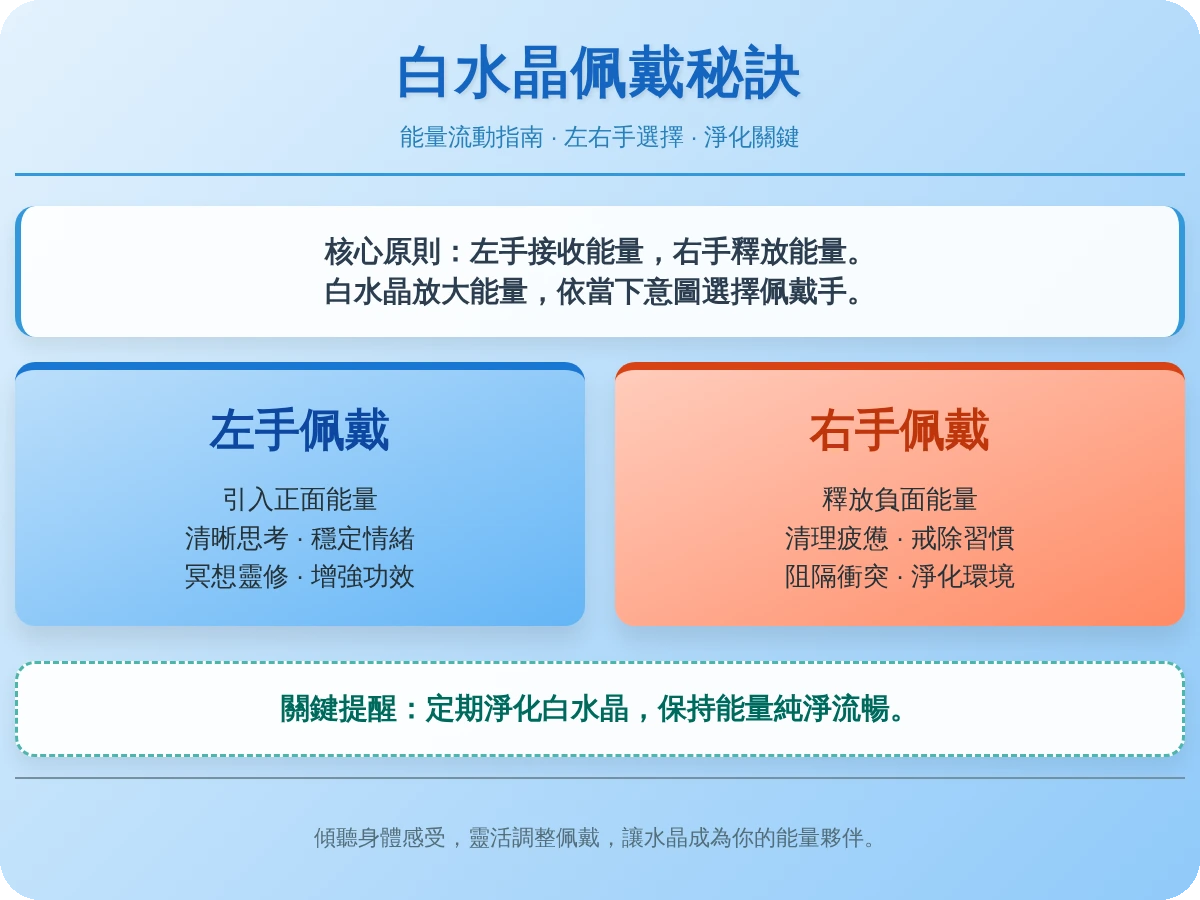 白水晶戴左手定右手 白水晶戴左手定右手