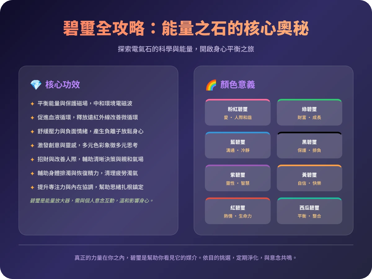碧玺功效 碧玺功效