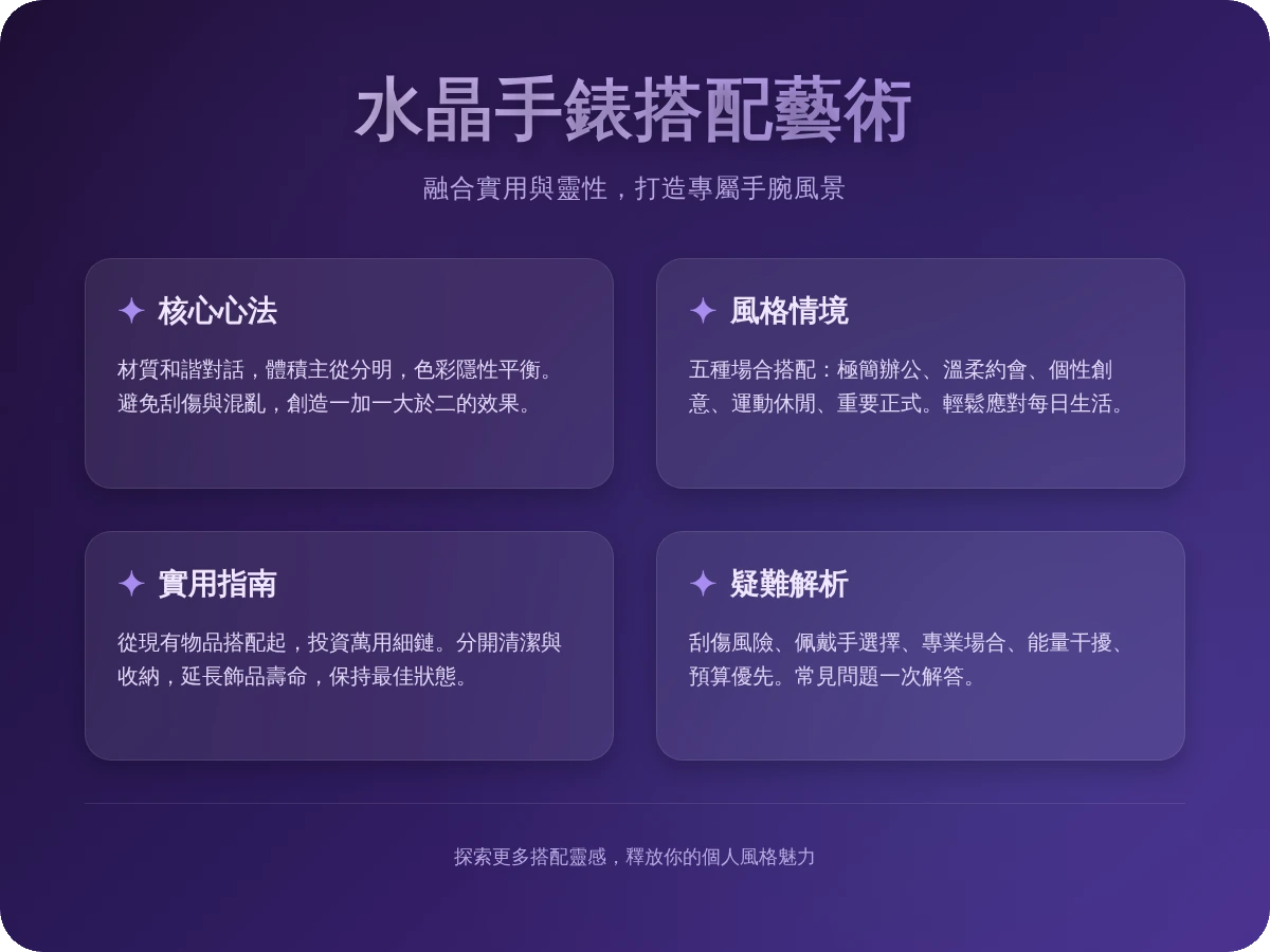 水晶手錶一起戴