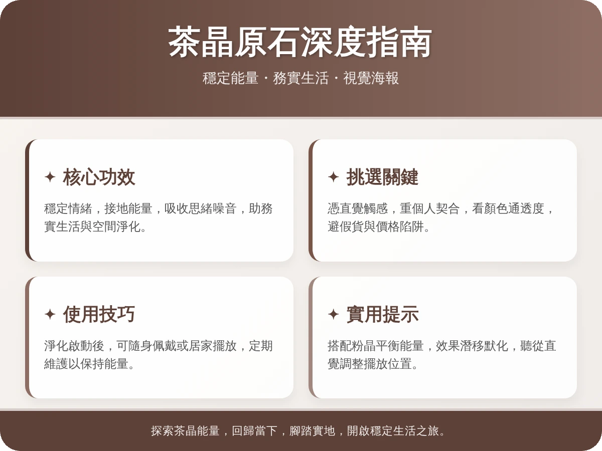 茶晶原石功效