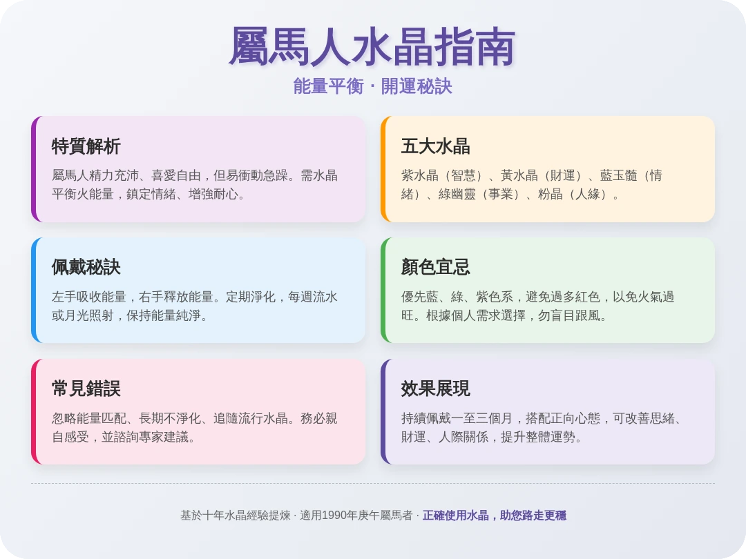 1990屬馬適合的水晶 1990屬馬適合的水晶