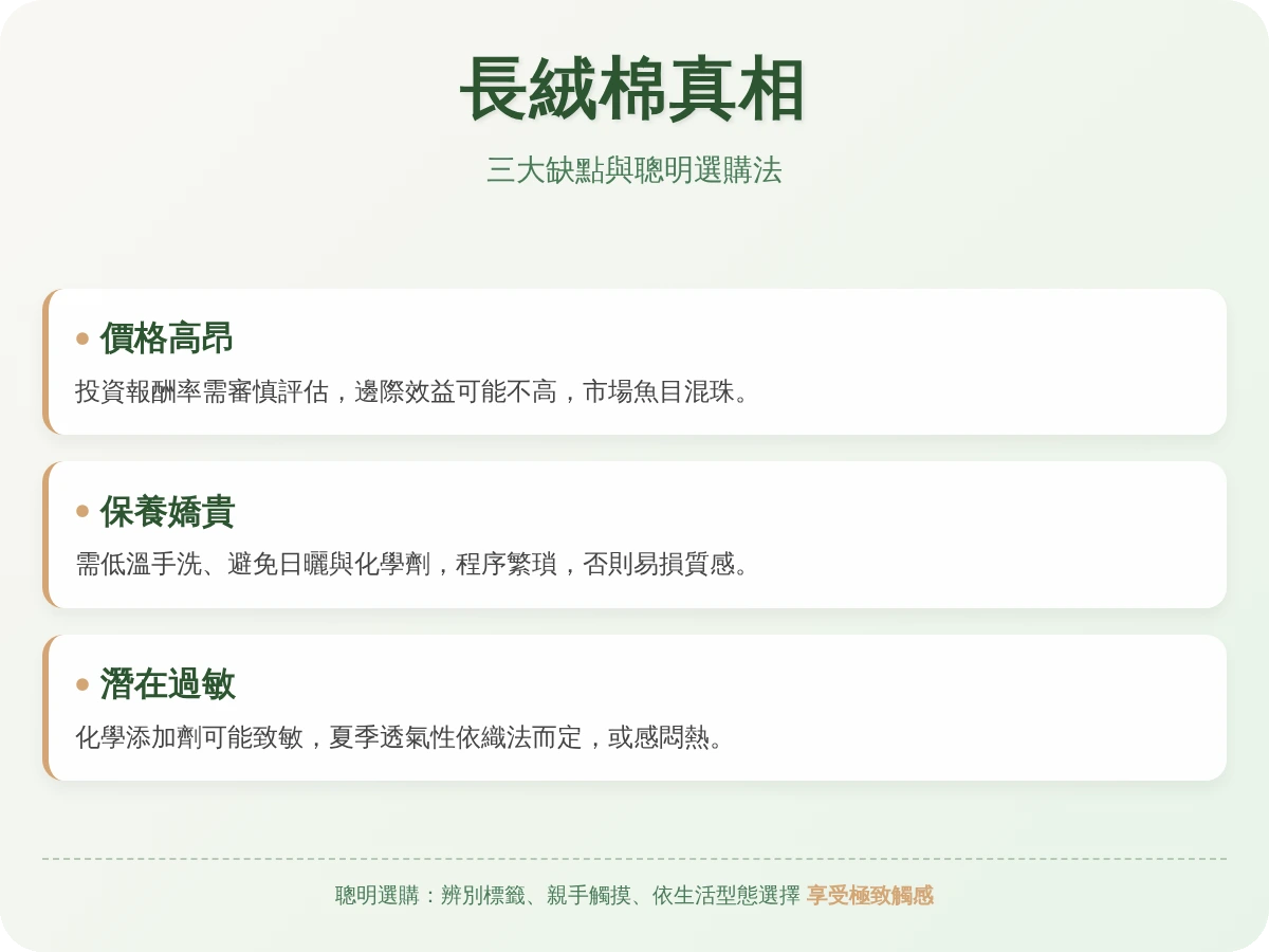 長絨棉缺點 長絨棉缺點