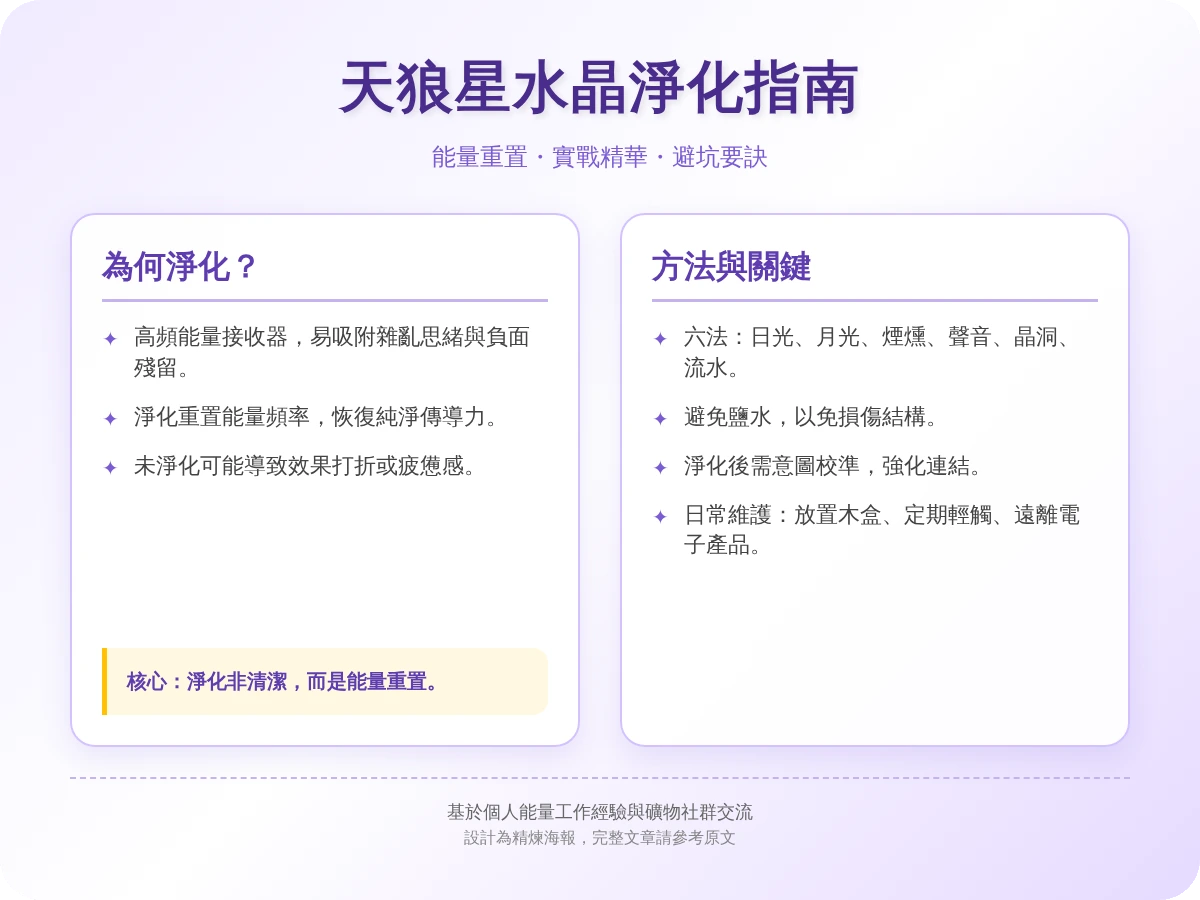 天狼星水晶淨化