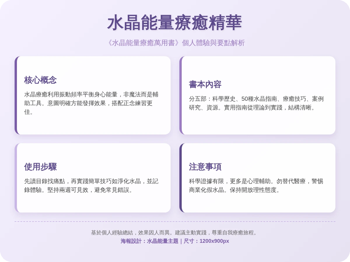 水晶能量療癒萬用書