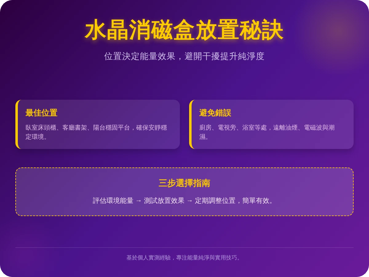 水晶消磁盒放哪 水晶消磁盒放哪