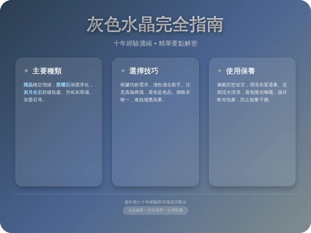 灰色水晶有哪些