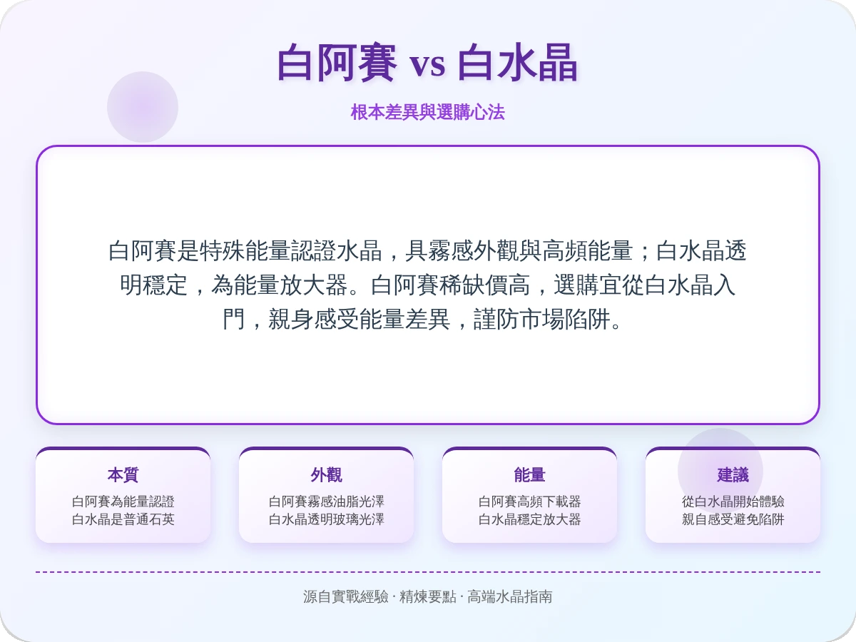 白阿賽白水晶差別