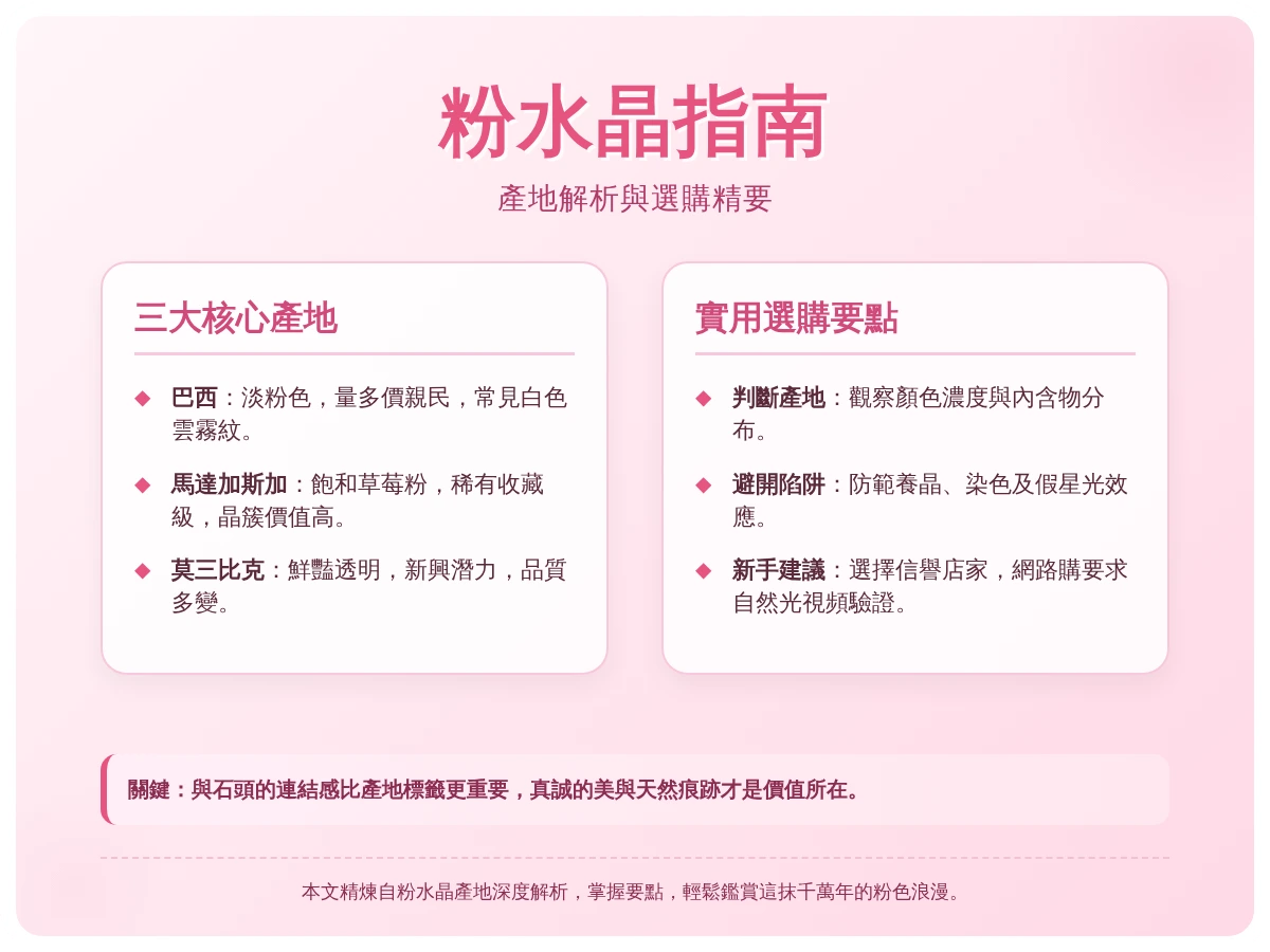 粉水晶產地