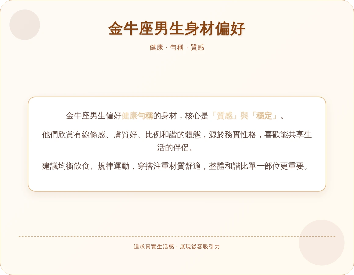 金牛男喜歡的身材 金牛男喜歡的身材