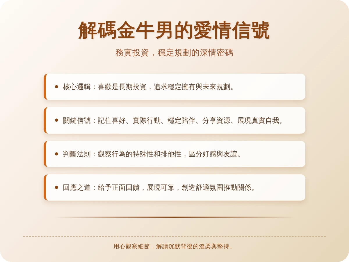 怎麼看金牛男喜不喜歡你 怎麼看金牛男喜不喜歡你