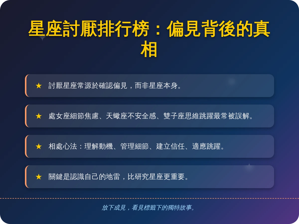 公認最討厭的星座 公認最討厭的星座