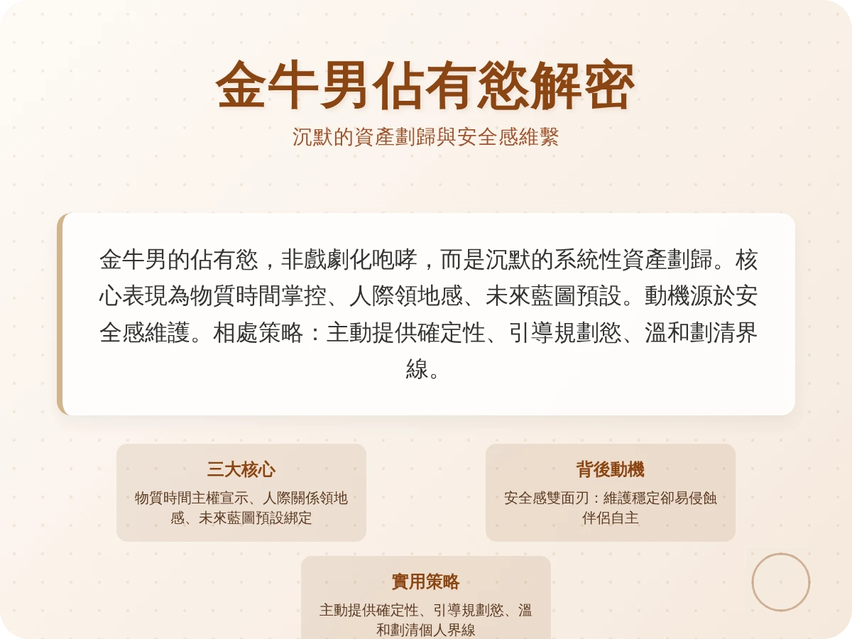 金牛男佔有慾表現 金牛男佔有慾表現