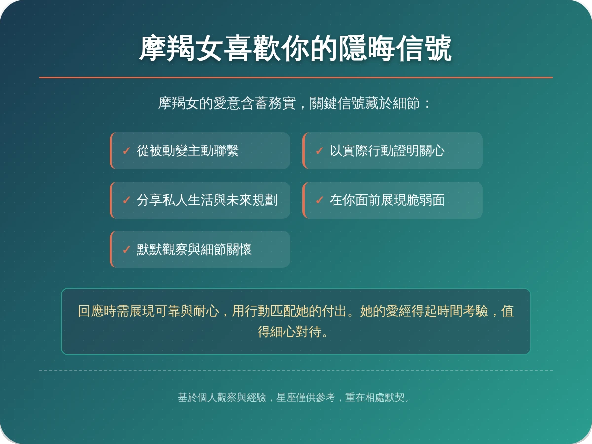 如何判斷摩羯女喜歡你 如何判斷摩羯女喜歡你