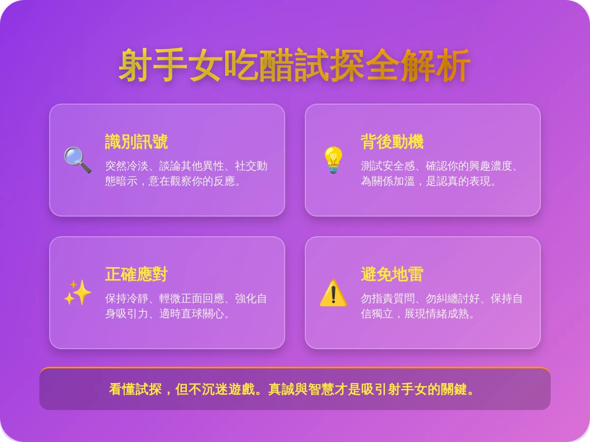 射手女故意讓你吃醋 射手女故意讓你吃醋