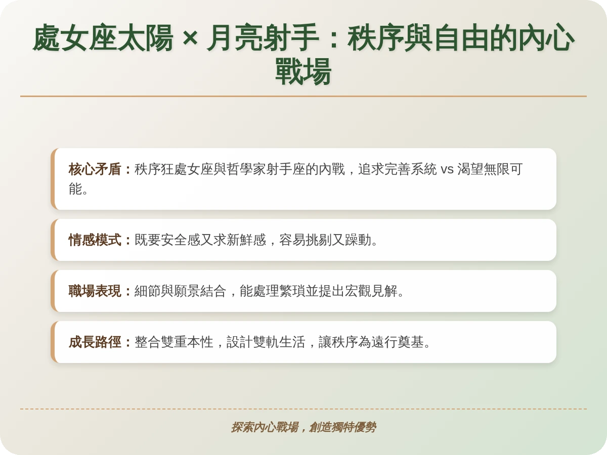 處女座月亮射手 處女座月亮射手