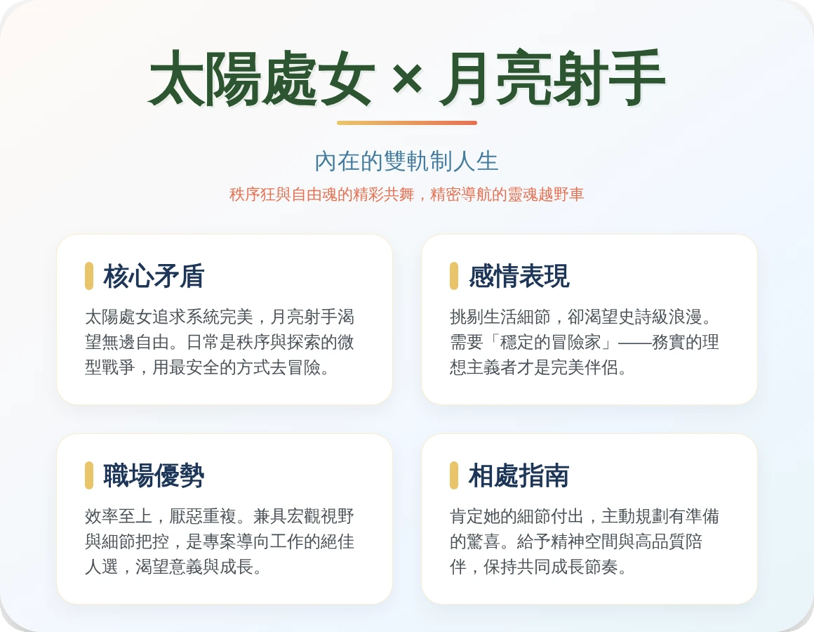 太陽處女月亮射手女 太陽處女月亮射手女