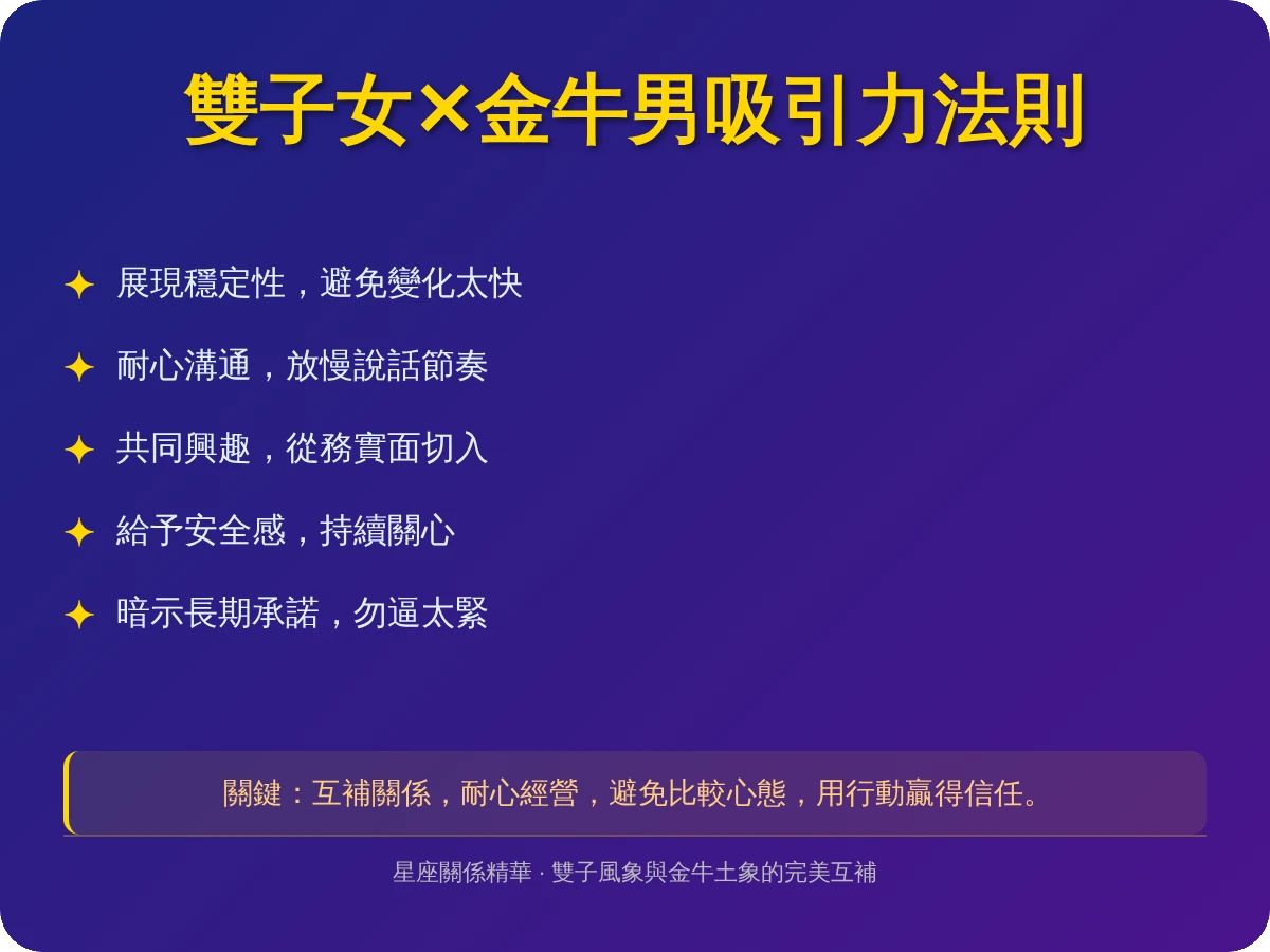 雙子女吸引金牛男 雙子女吸引金牛男