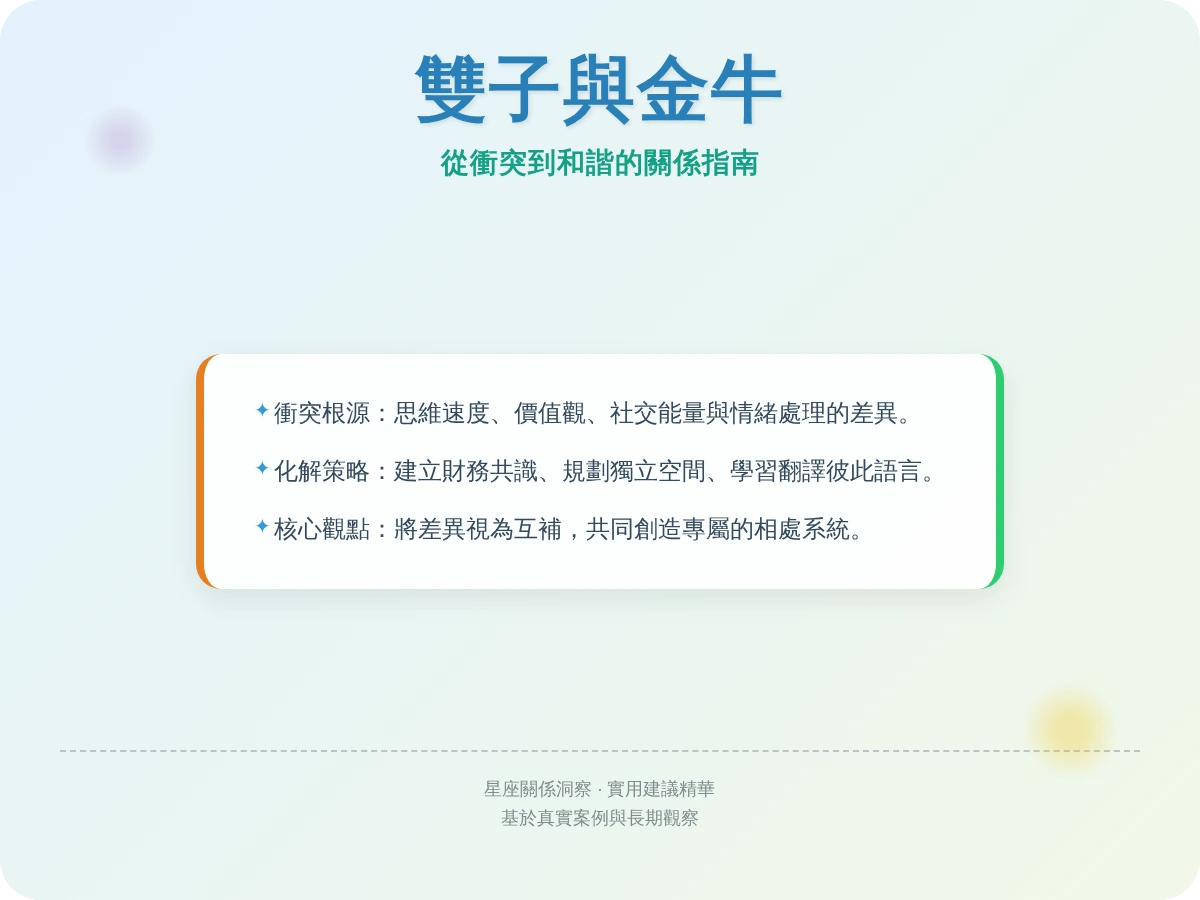 雙子金牛不合 雙子金牛不合
