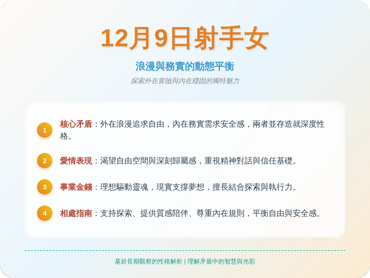 12 9射手女性格 12 9射手女性格