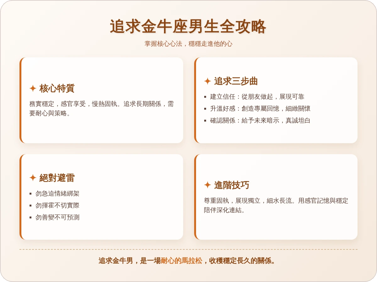 怎麼追金牛座男 怎麼追金牛座男