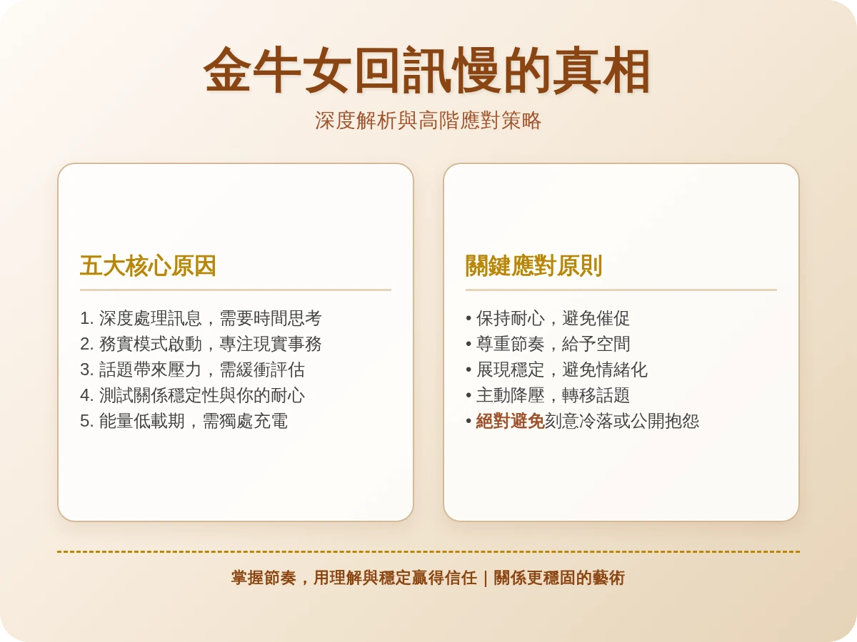 金牛女回訊息變慢 金牛女回訊息變慢