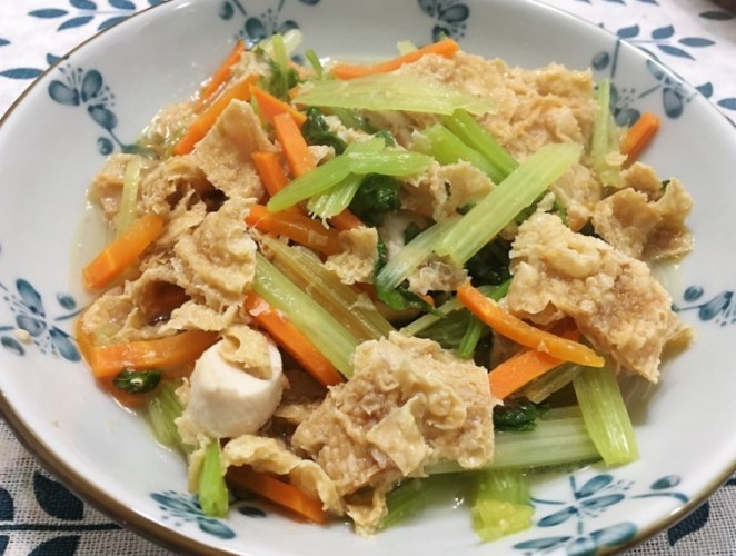 芹菜炒豆皮