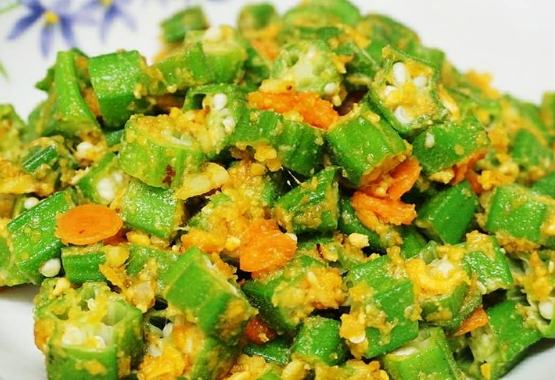 秋葵炒鹹蛋 營養