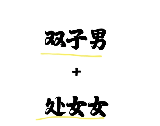 雙子男處女女配對