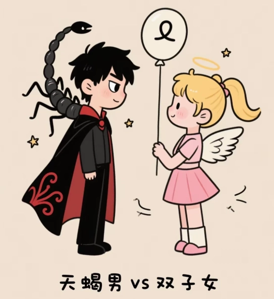 天蠍男雙子女配對