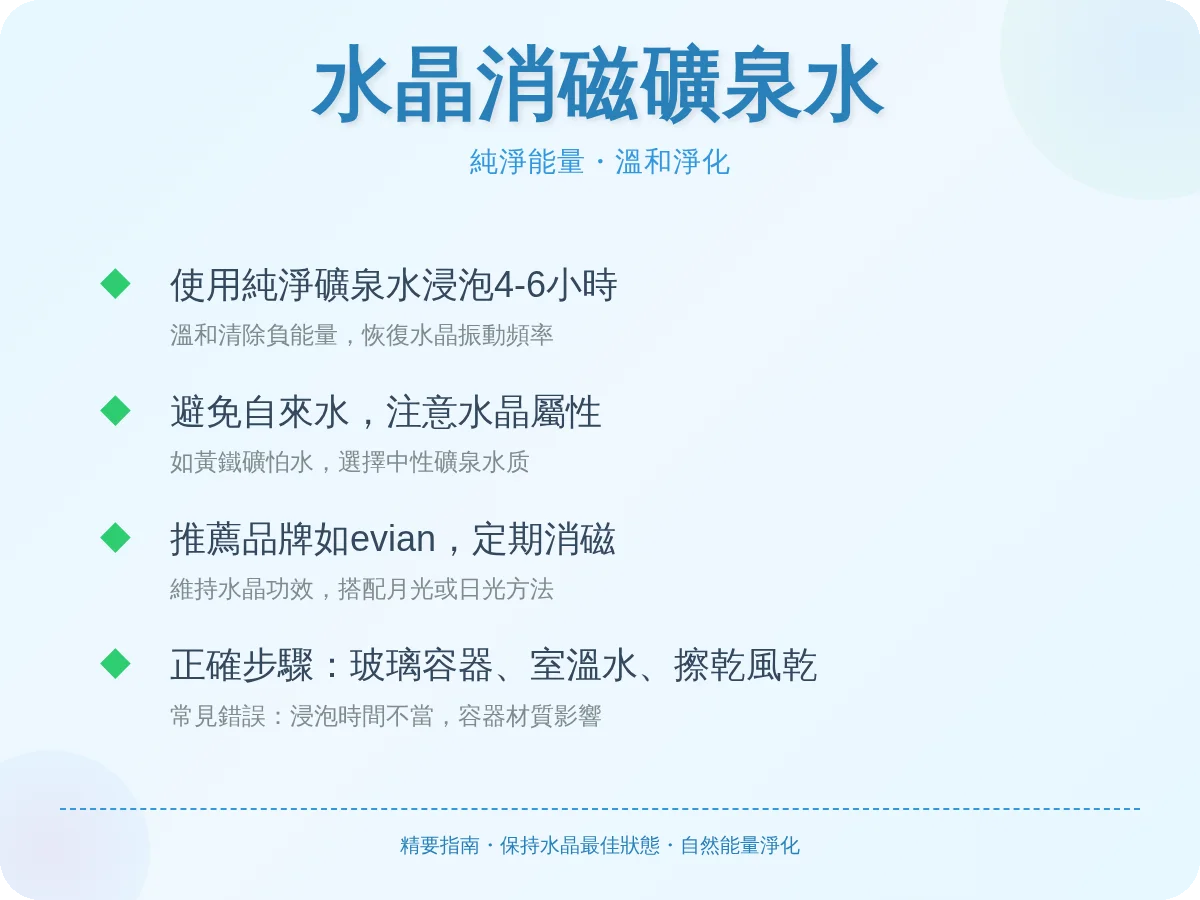 水晶消磁礦泉水