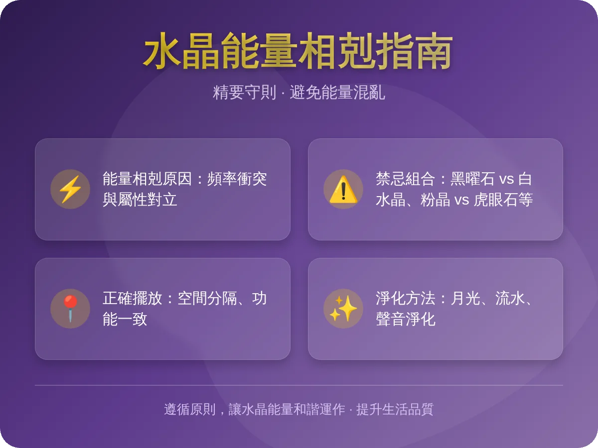 哪些水晶不能放一起？