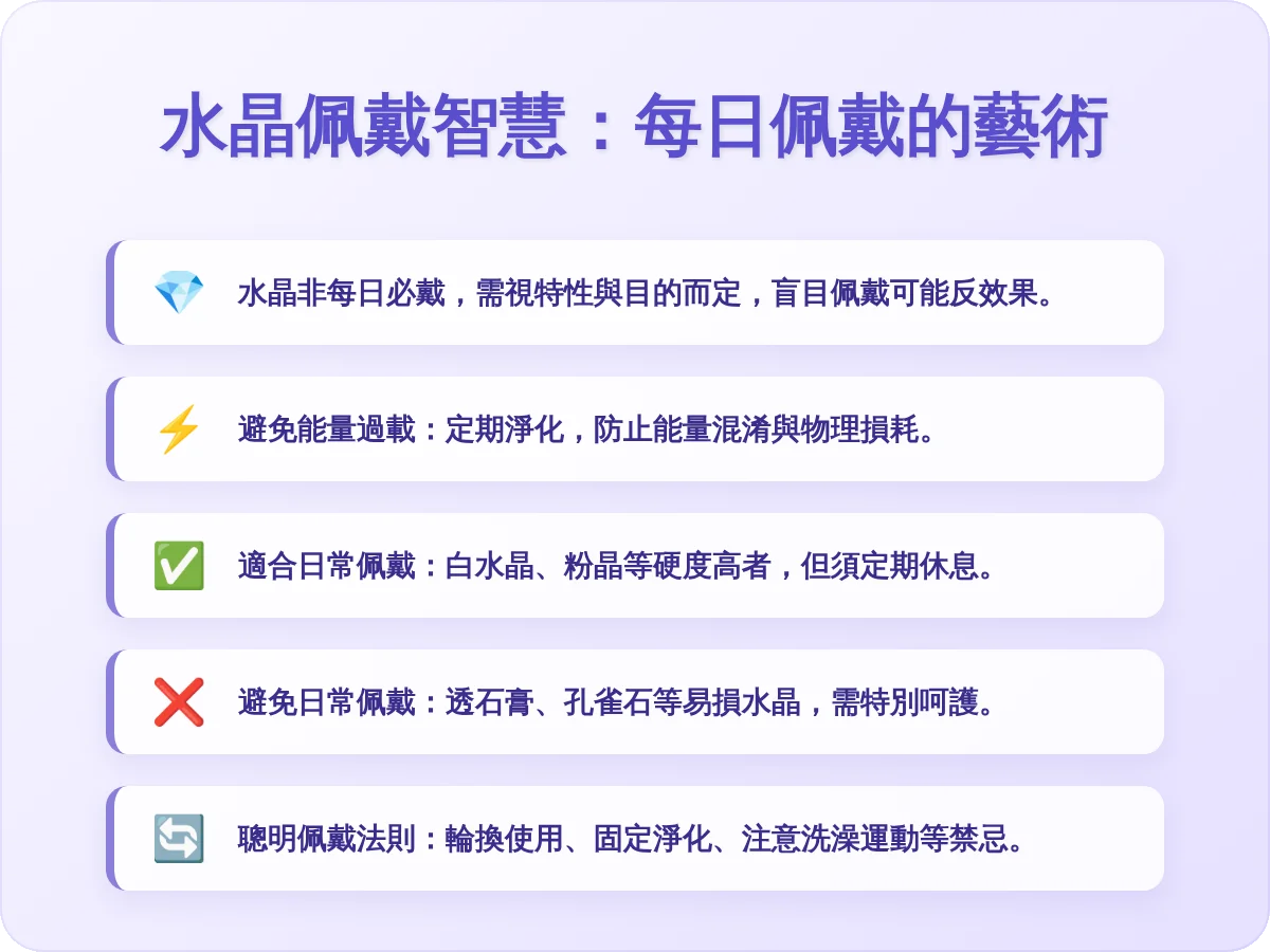 水晶要每天戴嗎？