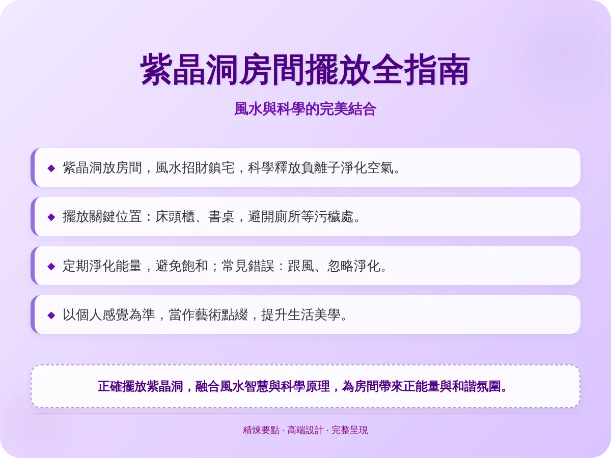 紫晶洞可以放房間嗎 紫晶洞可以放房間嗎