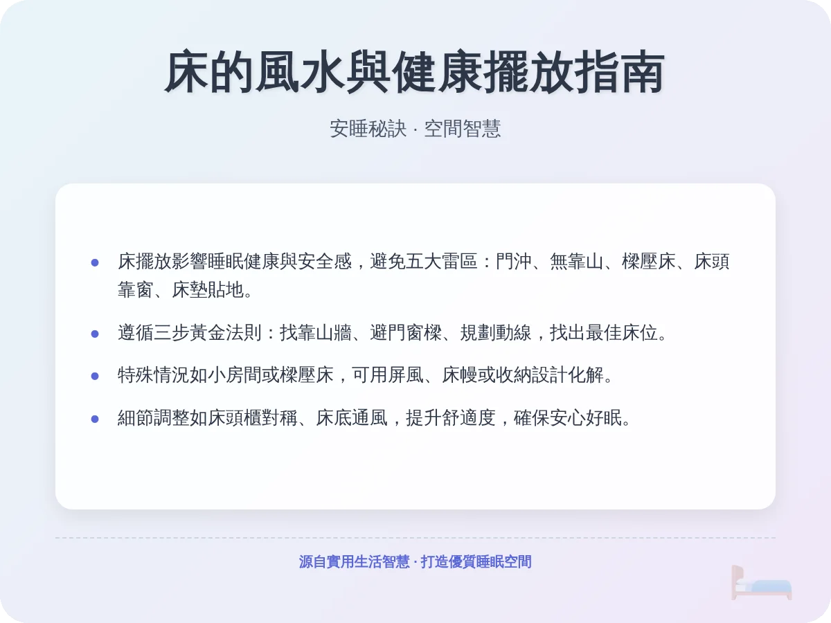 床怎麼擺比較好